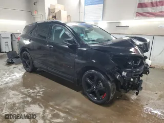2021 Chevrolet Equinox Premier with VIN 2GNAXNEV0M6148333, listed as a Copart auction lot 48521295 with 57,886 mi miles and Clean Title. Bid and sale history available at carsss.com. Image 4.