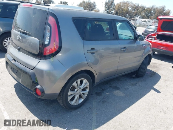 2016 Kia Soul + with VIN KNDJP3A57G7349251, listed as a IAAI auction lot 41975247 with 120,280 mi miles. Bid and sale history available at carsss.com. Image 4.