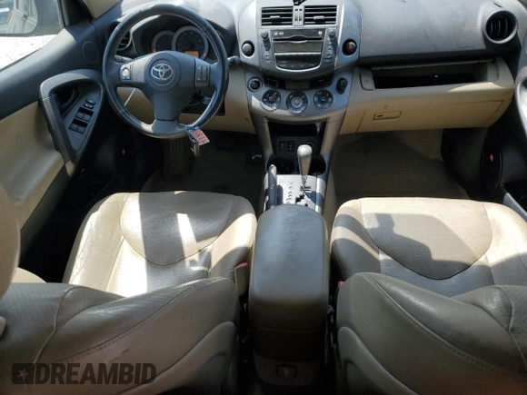 2010 Toyota RAV4 Ltd with VIN JTMDK4DV9A5097485, listed as a Copart auction lot 53018125 with 165,884 mi miles and Salvage Title. Bid and sale history available at carsss.com. Image 8.