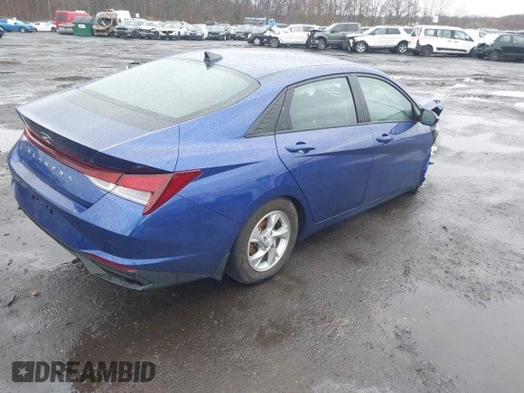 2023 Hyundai Elantra SE with VIN KMHLL4AG1PU557148, listed as a IAAI auction lot 41838623 with 37,104 mi miles and . Bid and sale history available at DreamBid. Image 4.