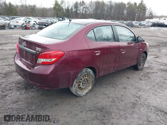2018 Mitsubishi Mirage G4 SE with VIN ML32F4FJ1JHF06220, listed as a IAAI auction lot 41651964 with 122,837 mi miles. Bid and sale history available at carsss.com. Image 4.