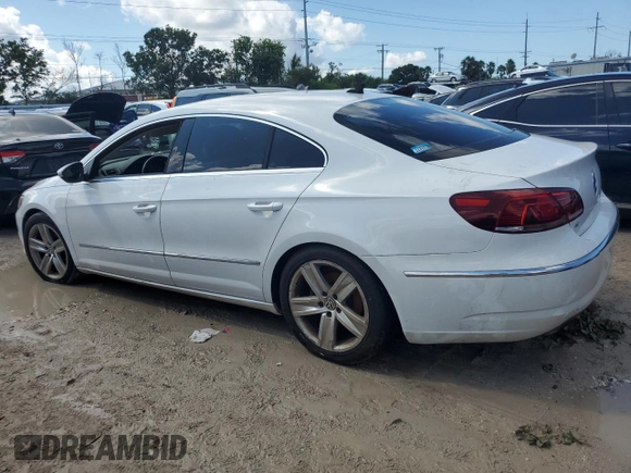 2013 Volkswagen CC Sport with VIN WVWBP7AN4DE554545, listed as a Copart auction lot 73850954 with 0 mi miles and Salvage Title. Bid and sale history available at carsss.com. Image 2.