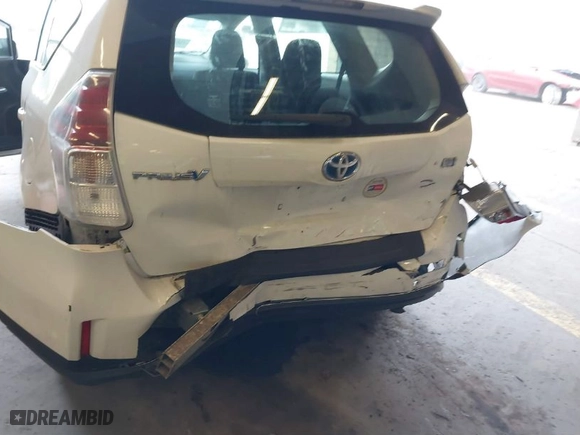 2015 Toyota Prius v Two with VIN JTDZN3EU3FJ030358, listed as a IAAI auction lot 41675153 with 149,482 mi miles. Bid and sale history available at carsss.com. Image 6.