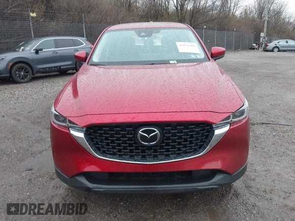 2023 Mazda CX-5 2.5 S Select Package with VIN JM3KFBBM8P0199092, listed as a IAAI auction lot 41851908 with 34,491 mi miles. Bid and sale history available at carsss.com. Image 13.