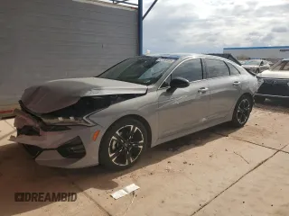2022 Kia K5 GT-Line with VIN 5XXG64J22NG105410, listed as a Copart auction lot 43160525 with 51,158 mi miles and Salvage Title. Bid and sale history available at carsss.com. Image 1.