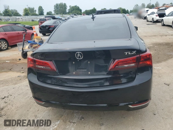 2015 Acura TLX with VIN 19UUB1F33FA024462, listed as a Copart auction lot 60557835 with 173,738 mi miles and Salvage title. Bid and sale history available at DreamBid. Image 6.