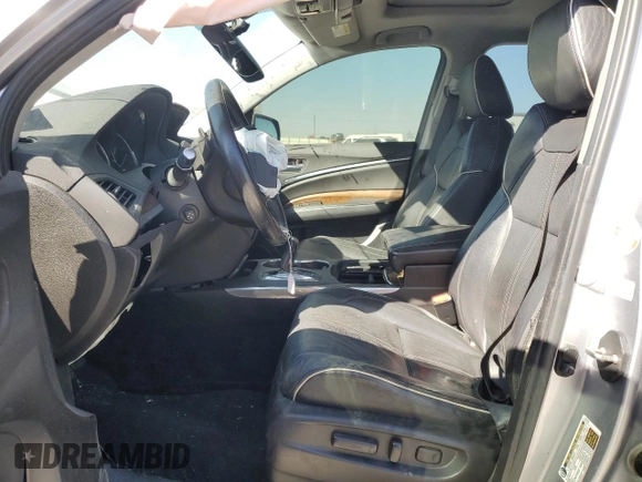 2017 Acura MDX w/Advance Pkg with VIN 5FRYD4H83HB002409, listed as a Copart auction lot 46535175 with 60,819 mi miles and Salvage Title. Bid and sale history available at carsss.com. Image 7.