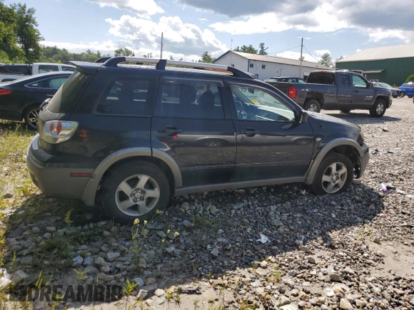 2003 Mitsubishi Outlander XLS with VIN JA4LZ41G03U033545, listed as a Copart auction lot 68009764 with 155,548 mi miles and Salvage Title. Bid and sale history available at carsss.com. Image 3.
