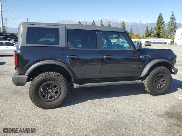 2024 Ford Bronco Wildtrak with VIN 1FMEE2BP1RLA54539, listed as a Copart auction lot 46310905 with 12,545 mi miles and Salvage Title. Bid and sale history available at carsss.com. Image 3.