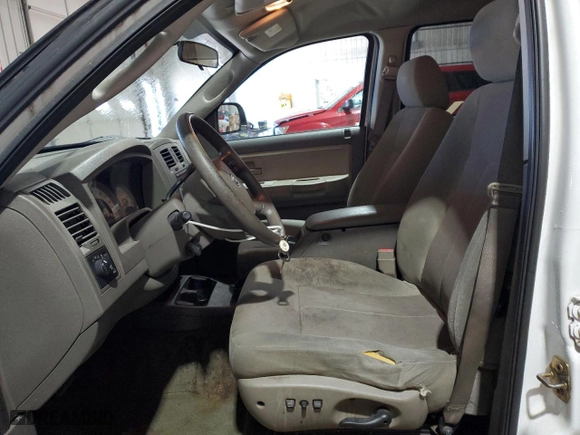 2006 Dodge Dakota SLT with VIN 1D7HE48J26S558587, listed as a Copart auction lot 49380935 with 177950 miles and Salvage Title. Bid and sale history available at carsss.com. Image 7.