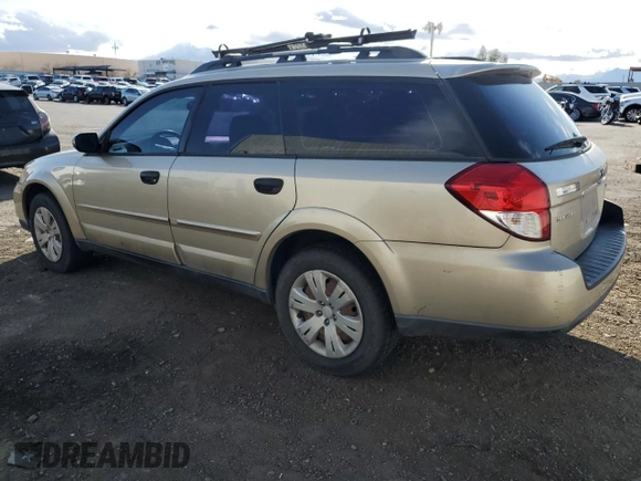 2008 Subaru Outback с VIN 4S4BP60C687354766, выставлен на аукционе Copart как лот 49421585 с пробегом 146 851 миль миль и Чистый • Clean title. История ставок и продаж доступна на DreamBid. Изображение 2.