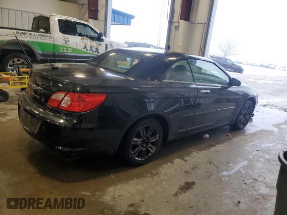 2008 Chrysler Sebring Limited with VIN 1C3LC65M18N262311, listed as a Copart auction lot 86276034 with 67,293 mi miles and Clean Title. Bid and sale history available at carsss.com. Image 3.