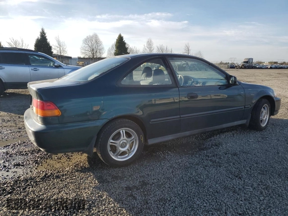 1998 Honda Civic DX with VIN 1HGEJ6221WL116188, listed as a Copart auction lot 47105105 with 50,017 mi miles and Salvage Title. Bid and sale history available at DreamBid. Image 3.