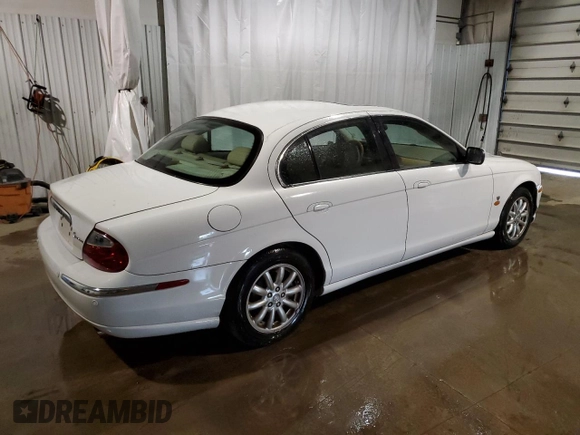 2001 Jaguar S-Type with VIN SAJDA01P91GM01096, listed as a Copart auction lot 72579364 with 138,689 mi miles and Salvage Title. Bid and sale history available at DreamBid. Image 3.