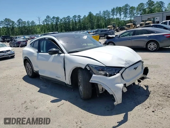 2023 Ford Mustang Mach-E Premium with VIN 3FMTK3R43PMA72439, listed as a Copart auction lot 57874145 with 21,282 mi miles and Salvage title. Bid and sale history available at DreamBid. Image 14.