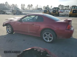 2003 Ford Mustang GT Deluxe with VIN 1FAFP42X43F447476, listed as a Copart auction lot 45862335 with 96,224 mi miles and Salvage Title. Bid and sale history available at carsss.com. Image 2.