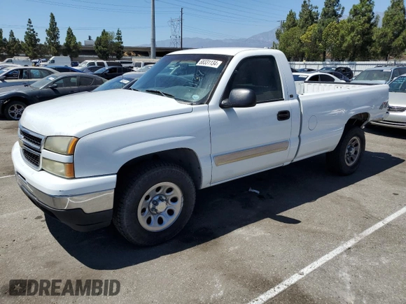 2006 Chevrolet Silverado 1500 Work Truck with VIN 3GCEK14Z16G198106, listed as a Copart auction lot 68331134 with 197,064 mi miles and Salvage Title. Bid and sale history available at carsss.com. Image 1.