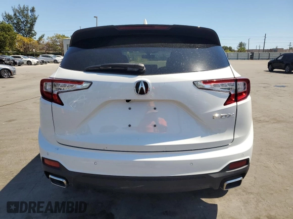 2023 Acura RDX Technology with VIN 5J8TC1H51PL004739, listed as a Copart auction lot 48769065 with 7,701 mi miles and Salvage title. Bid and sale history available at DreamBid. Image 6.
