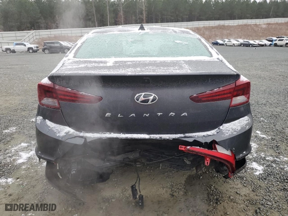 2020 Hyundai Elantra SEL with VIN 5NPD84LF9LH625957, listed as a Copart auction lot 46243135 with 61,967 mi miles and Salvage Title. Bid and sale history available at carsss.com. Image 6.