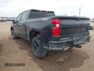 2022 Chevrolet Silverado 1500 LT Trail Boss with VIN 1GCPYFED3NZ194306, listed as a IAAI auction lot 41906625 with Not Provided miles and . Bid and sale history available at DreamBid. Image 3.