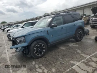 2022 Ford Bronco Sport Outer Banks with VIN 3FMCR9C63NRE26971, listed as a Copart auction lot 54304915 with 35,462 mi miles and Salvage title. Bid and sale history available at DreamBid. Image 1.