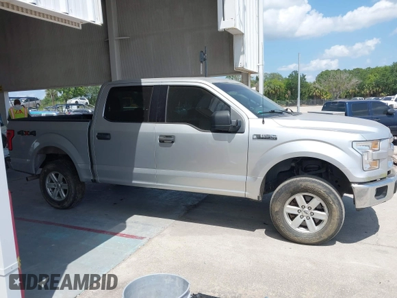 2017 Ford F-150 XL with VIN 1FTEW1EF4HFC38689, listed as a IAAI auction lot 42120928 with 123,310 mi miles. Bid and sale history available at carsss.com. Image 13.