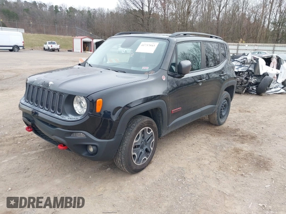 2017 Jeep Renegade Trailhawk z VIN ZACCJBCB9HPG55038, wystawiony jako IAAI lot #41737043 z przebiegiem 103 488 mil mil oraz . Historia ofert i sprzedaży dostępna na DreamBid. Obrazek 18.