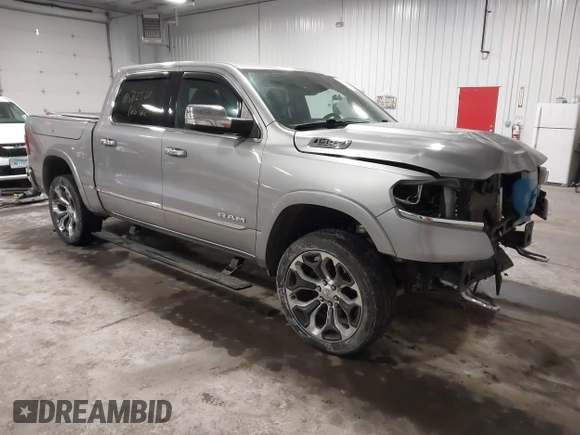 2020 Ram 1500 Limited with VIN 1C6SRFHT9LN119146, listed as a IAAI auction lot 41582521 with 115,886 mi miles. Bid and sale history available at carsss.com. Image 1.