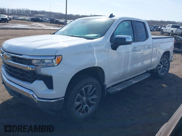 2024 Chevrolet Silverado 1500 LT with VIN 1GCRDDED9RZ392886, listed as a IAAI auction lot 41779651 with Not Provided miles and . Bid and sale history available at DreamBid. Image 2.