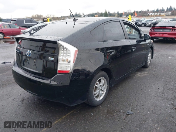2010 Toyota Prius II with VIN JTDKN3DU0A0213542, listed as a IAAI auction lot 41698453 with 94,647 mi miles. Bid and sale history available at carsss.com. Image 4.