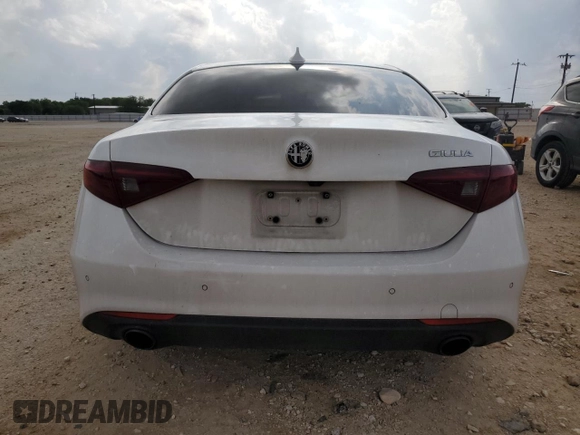 2019 Alfa Romeo Giulia with VIN ZARFAMAN9K7607068, listed as a Copart auction lot 55705655 with 97,939 mi miles and Clean title. Bid and sale history available at DreamBid. Image 6.