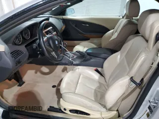 2005 BMW 6 Series 645Ci with VIN WBAEK73415B325885, listed as a Copart auction lot 80976204 with 96,571 mi miles and Salvage Title. Bid and sale history available at carsss.com. Image 7.