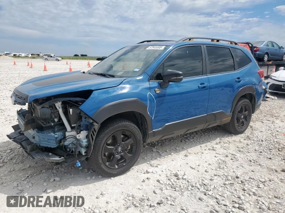 2022 Subaru Forester Wilderness with VIN JF2SKAMC2NH527657, listed as a Copart auction lot 57845595 with 36,981 mi miles and Salvage title. Bid and sale history available at DreamBid. Image 1.