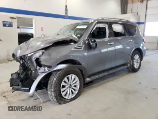 2023 Nissan Armada SV with VIN JN8AY2AD6P9693600, listed as a Copart auction lot 49272165 with Not provided miles and Salvage title. Bid and sale history available at DreamBid. Image 1.