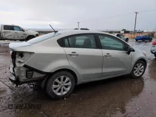 2013 Kia Rio EX with VIN KNADN4A38D6165846, listed as a Copart auction lot 61472955 with 180,536 mi miles and Salvage title. Bid and sale history available at DreamBid. Image 3.