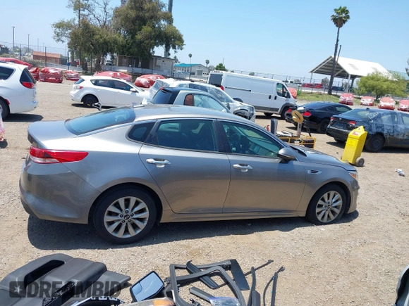 2018 Kia Optima LX with VIN 5XXGT4L34JG266575, listed as a IAAI auction lot 42458844 with 73,394 mi miles and . Bid and sale history available at DreamBid. Image 13.