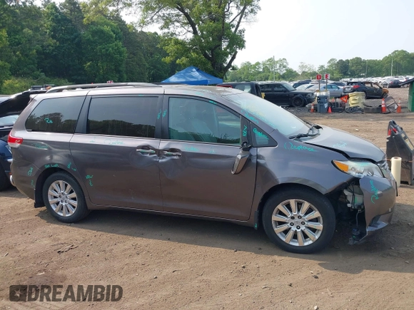 2012 Toyota Sienna XLE with VIN 5TDDK3DC6CS032969, listed as a IAAI auction lot 42423883 with 122,676 mi miles and . Bid and sale history available at DreamBid. Image 13.