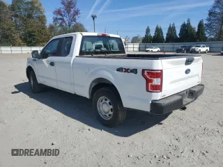 2020 Ford F-150 XL with VIN 1FTEX1EP6LFC09953, listed as a Copart auction lot 75916434 with 75,350 mi miles and Salvage Title. Bid and sale history available at carsss.com. Image 2.