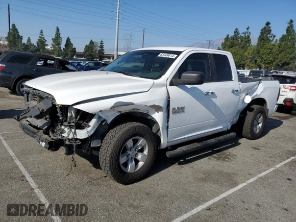2018 Ram 1500 SLT z VIN 1C6RR6GG1JS317639, wystawiony jako Copart lot #83449814 z przebiegiem 103 022 mil mil oraz Szkoda całkowita • Salvage title. Historia ofert i sprzedaży dostępna na DreamBid. Obrazek 1.