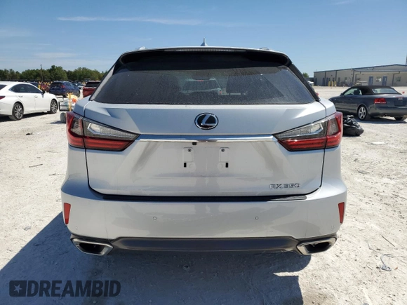 2018 Lexus RX with VIN 2T2ZZMCA1JC111281, listed as a Copart auction lot 49053585 with 14,842 mi miles and Salvage Title. Bid and sale history available at carsss.com. Image 6.