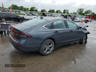 2024 Honda Accord EX with VIN 1HGCY1F31RA059998, listed as a Copart auction lot 55144585 with 10,429 mi miles and Salvage title. Bid and sale history available at DreamBid. Image 3.