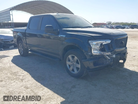 2018 Ford F-150 XL with VIN 1FTEW1E50JKE13640, listed as a IAAI auction lot 41228537 with 146,927 mi miles. Bid and sale history available at carsss.com. Image 1.