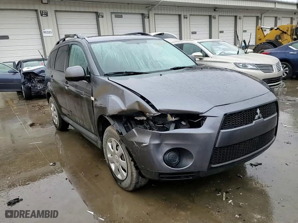 2012 Mitsubishi Outlander ES with VIN JA4AS2AW0CU003615, listed as a Copart auction lot 44958605 with 133,483 mi miles and Salvage Title. Bid and sale history available at carsss.com. Image 12.