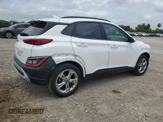 2023 Hyundai Kona SEL with VIN KM8K62AB0PU979875, listed as a Copart auction lot 54411375 with 8,040 mi miles and Salvage Title. Bid and sale history available at DreamBid. Image 3.