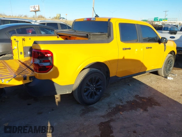 2023 Ford Maverick XL with VIN 3FTTW8F96PRA69382, listed as a IAAI auction lot 41074823 with 27,446 mi miles and . Bid and sale history available at DreamBid. Image 4.
