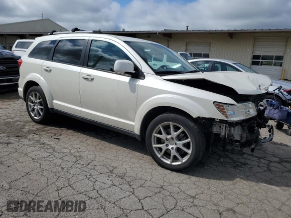 2013 Dodge Journey Crew with VIN 3C4PDCCG3DT643061, listed as a Copart auction lot 67518754 with 154,227 mi miles and Salvage title. Bid and sale history available at DreamBid. Image 4.