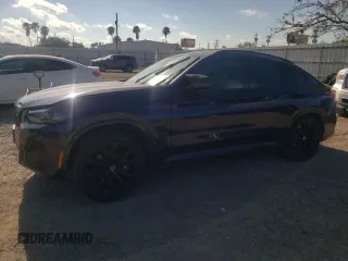 2023 BMW X4 M40i with VIN 5UX43DT06P9P68534, listed as a Copart auction lot 62252833 with 0 mi miles. Bid and sale history available at carsss.com. Image 1.