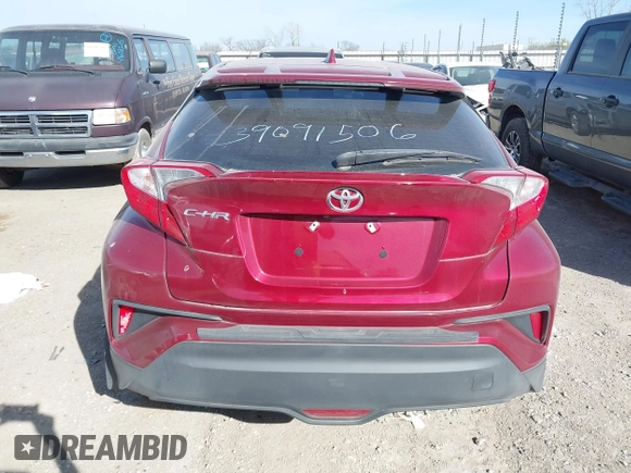 2018 Toyota C-HR XLE with VIN NMTKHMBX3JR059057, listed as a IAAI auction lot 41810801 with 124,246 mi miles. Bid and sale history available at carsss.com. Image 16.