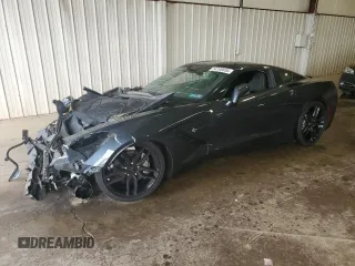 2019 Chevrolet Corvette 1LT z VIN 1G1YB2D74K5124495, wystawiony jako Copart lot #54108655 z przebiegiem Nie podano mil oraz Szkoda całkowita • Salvage title. Historia ofert i sprzedaży dostępna na DreamBid. Obrazek 1.