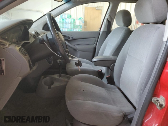 2001 Ford Focus SE with VIN 1FAFP36321W214680, listed as a Copart auction lot 43692915 with 157,811 mi miles and Salvage Title. Bid and sale history available at carsss.com. Image 7.